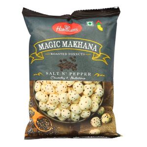 HALDIRAMS ROASTED FOX NUTS SALT N PEPPER 30G