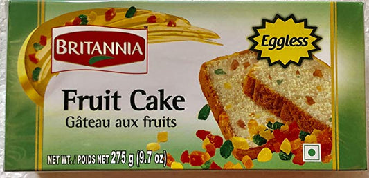 BRITANNIA FRUIT CAKE EGGLESS