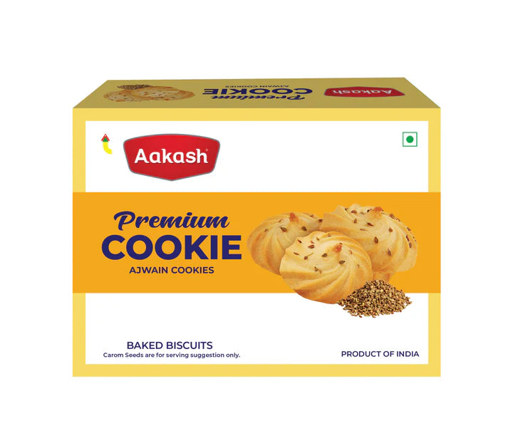 AAKASH PREMIUM COOKIES -AJWAIN 250GM-2 FOR $6