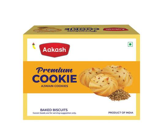 AAKASH PREMIUM COOKIES -AJWAIN 250GM-2 FOR $6