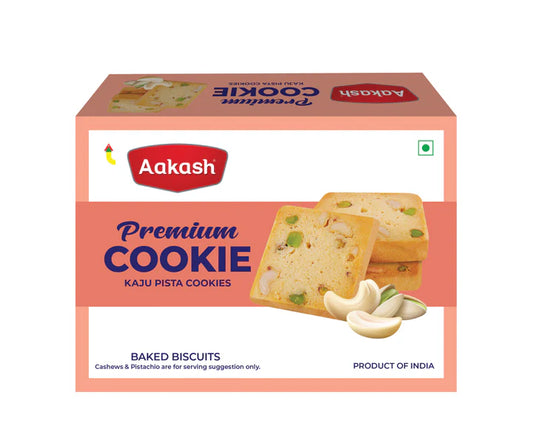 AAKASH PREMIUM COOKIES -KAJU PISTA 250GM-2 FOR $6