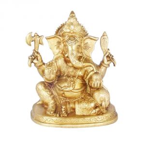 BRASS GANESH IDOLS