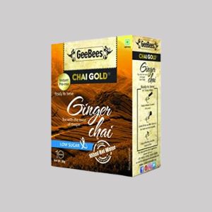 GEE BEES CHAI GOLD GINGER (UNSWEETENED)