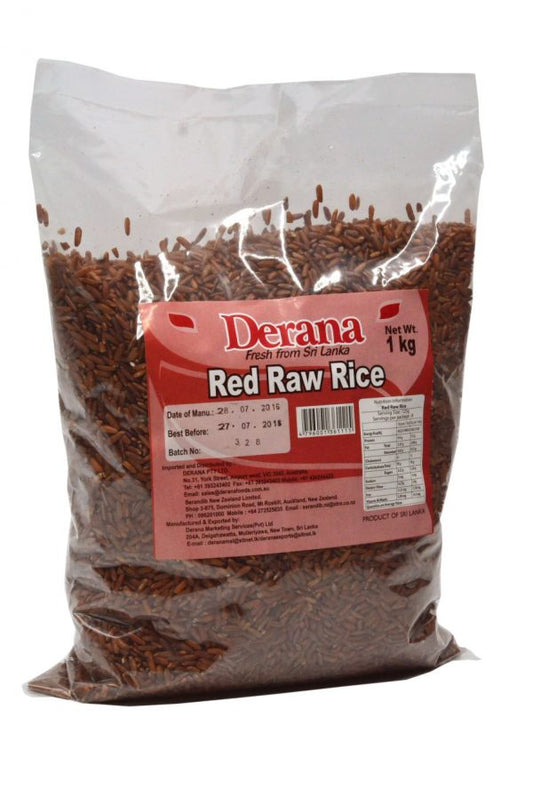 DERANA RED RAW RICE 1KG