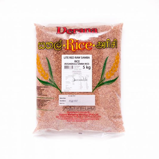 DERANA LIGHT RED RAW SAMBA 5KG