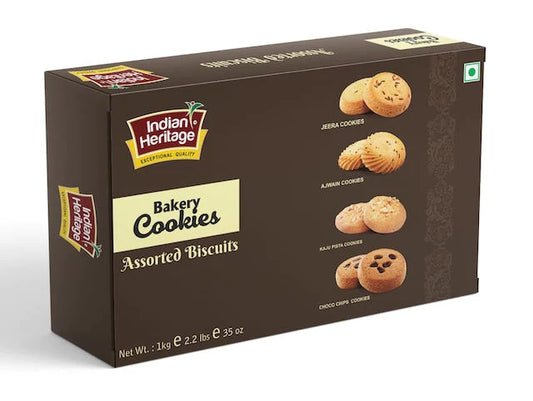 INDIAN HERITAGE BAKERY COOKIES (ASSORTED BISCUITS) 1KG