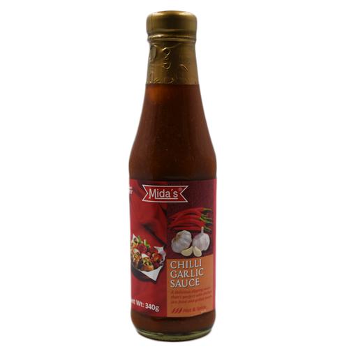 MIDAS CHILLI GARLIC SAUCE 340G
