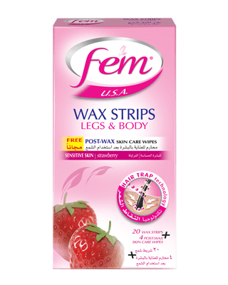 FEM WAX STRIPS LEGS &amp; BODY