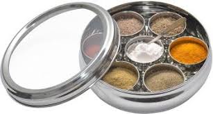 STAINLESS STEEL MASALA DABBA SEE THROUGH