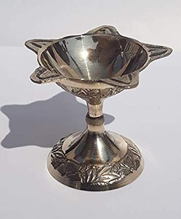 STAINLESS STEEL ROUND DIYA LARGE