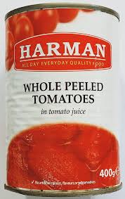 HARMAN WHOLE PEELED TOMATO 400G