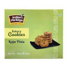 INDIAN HERITAGE BAKERY COOKIES (KAJU PISTA) 400G-2 FOR $9