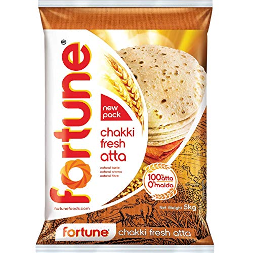 FORTUNE WHOLE WHEAT CHAKKI ATTA 5KG